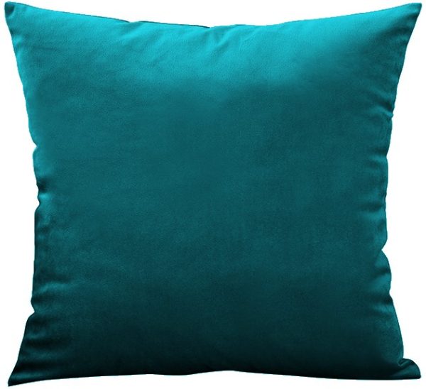 POSZEWKA NA PODUSZKĘ JASIEK WELUROWA 40X40 PLUSZ TURKUSOWA 24.1