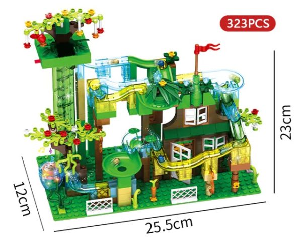 KLOCKI DŻUNGLA TOR KULKOWY PARK JURAJSKI T-REX LED  323 EL 15010 D III 18.2 a - obrazek 3