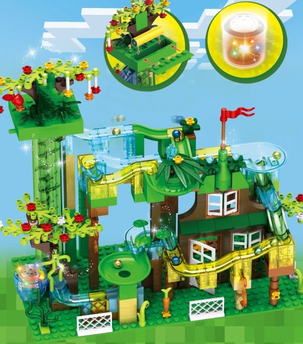 KLOCKI DŻUNGLA TOR KULKOWY PARK JURAJSKI T-REX LED  323 EL 15010 D III 18.2 a - obrazek 4