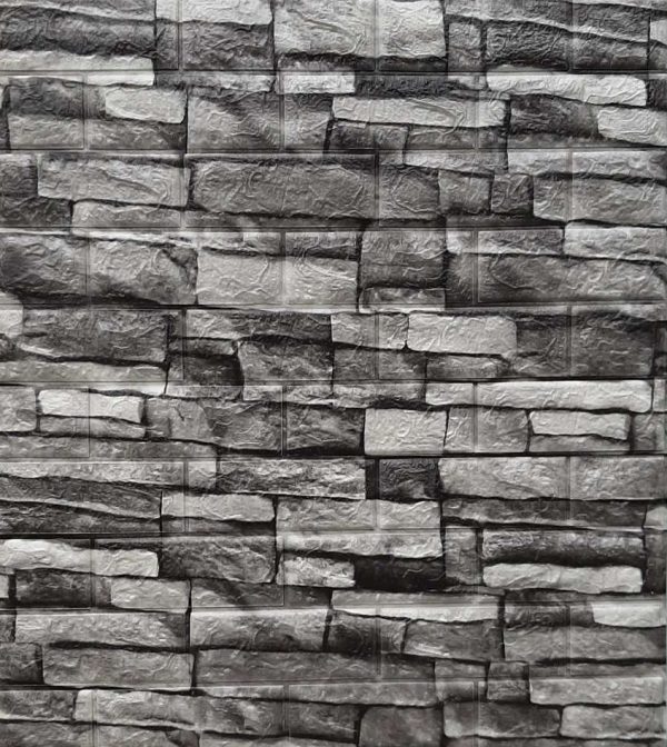 TAPETA CEGŁA 3D SAMOPRZYLEPNA KAMIENIE MUR 77x70CM   KAMIEŃ D I 11.3 a