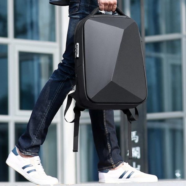 TORBA PLECAK NA LAPTOPA USB ANTYKRADZIEŻOWY TSA D I 18.3a - obrazek 6