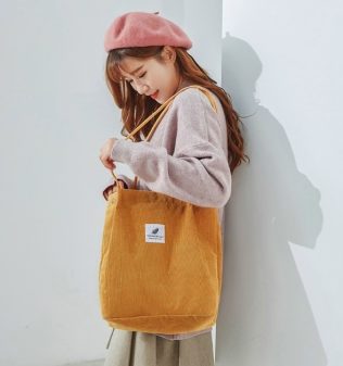 TORBA MIEJSKA TOREBKA DAMSKA SPORTOWA SHOPPER  WOREK ŻÓŁTA D I 18.2b