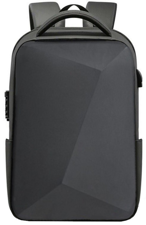 TORBA PLECAK NA LAPTOPA USB ANTYKRADZIEŻOWY TSA SZARY D I 17.3a
