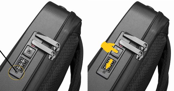 TORBA PLECAK NA LAPTOPA BANGE USB ANTYKRADZIEŻOWY TSA  D I 18.3a - obrazek 12