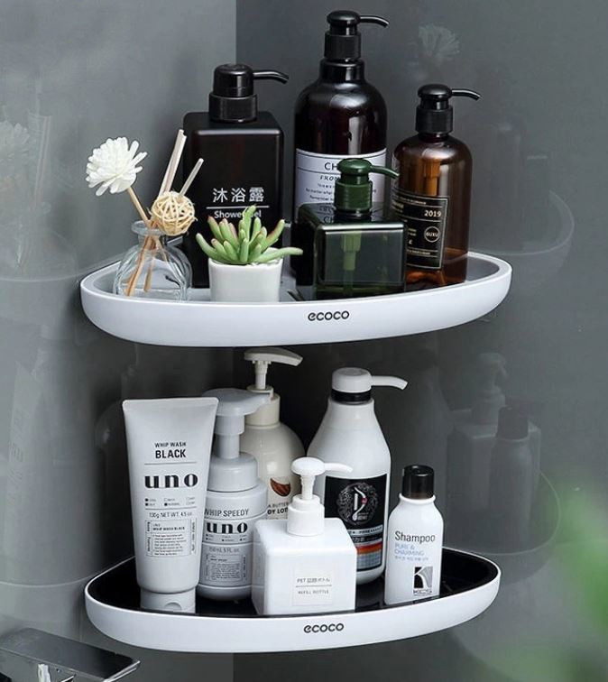 PÓŁKA ŁAZIENKOWA NAROŻNA POD PRYSZNIC ECOCO SZARA D I 14.1b - obrazek 10