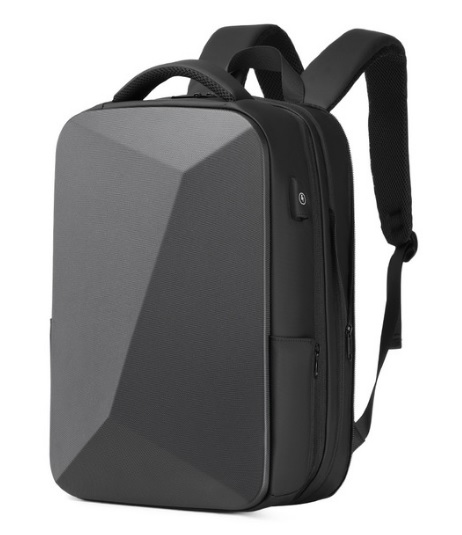 TORBA PLECAK NA LAPTOPA USB ANTYKRADZIEŻOWY TSA SZARY D I 17.3a - obrazek 6