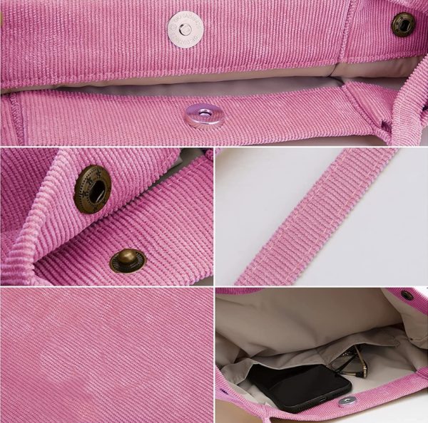 TORBA MIEJSKA TOREBKA DAMSKA SPORTOWA SHOPPER  WOREK RÓŻOWA D I 18.2b - obrazek 9