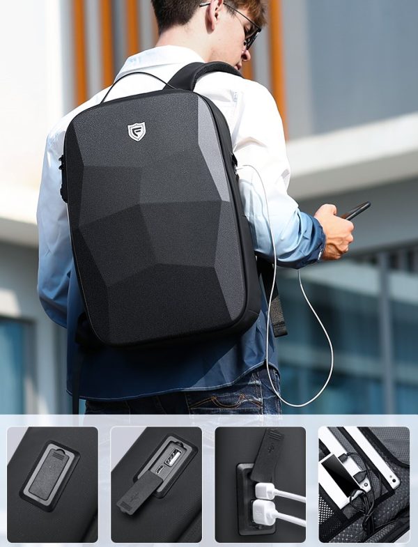 TORBA PLECAK NA LAPTOPA BIZNESOWY USB TSA FENRUIEN D I 18.2a - obrazek 10
