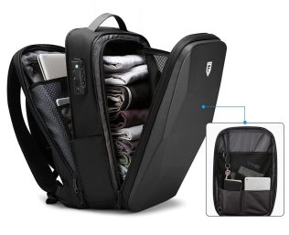 TORBA PLECAK NA LAPTOPA BIZNESOWY USB TSA FENRUIEN D I 18.2a