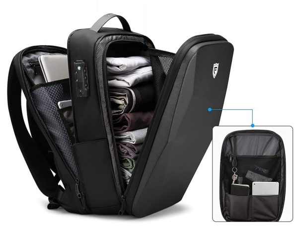 TORBA PLECAK NA LAPTOPA BIZNESOWY USB TSA FENRUIEN D I 18.2a - obrazek 5