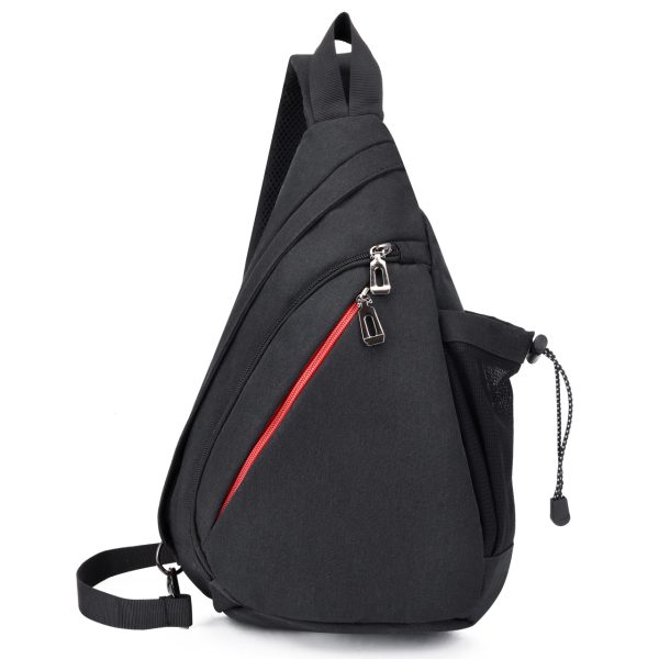 NERKA PLECAK TORBA NA RAMIĘ CROSSBODY MIEJSKI       CZARNY D I 3.2b