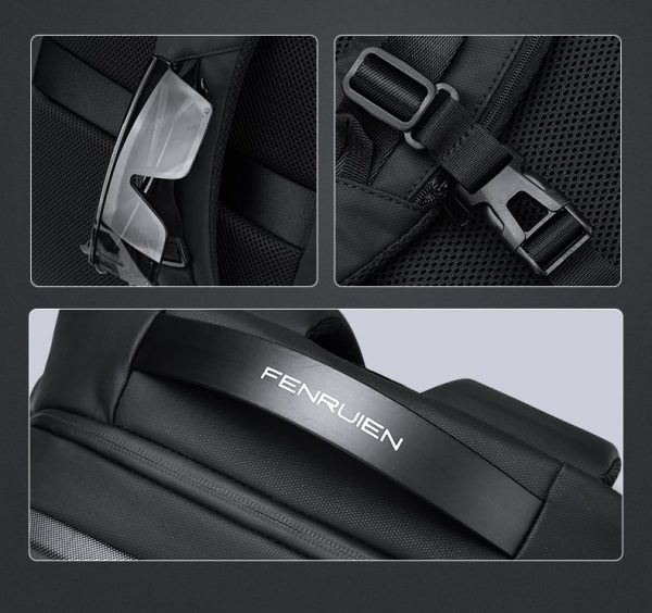 TORBA PLECAK NA LAPTOPA BIZNESOWY USB TSA FENRUIEN D I 18.2a - obrazek 15