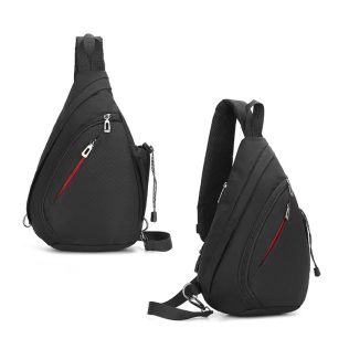 NERKA PLECAK TORBA NA RAMIĘ CROSSBODY MIEJSKI       CZARNY D I 3.2b