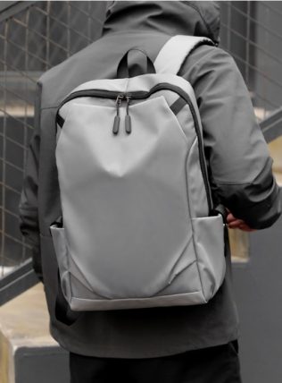 PLECAK NA LAPTOPA USB PODRÓŻNY WODOODPORNY SZARY D I 5.2 a