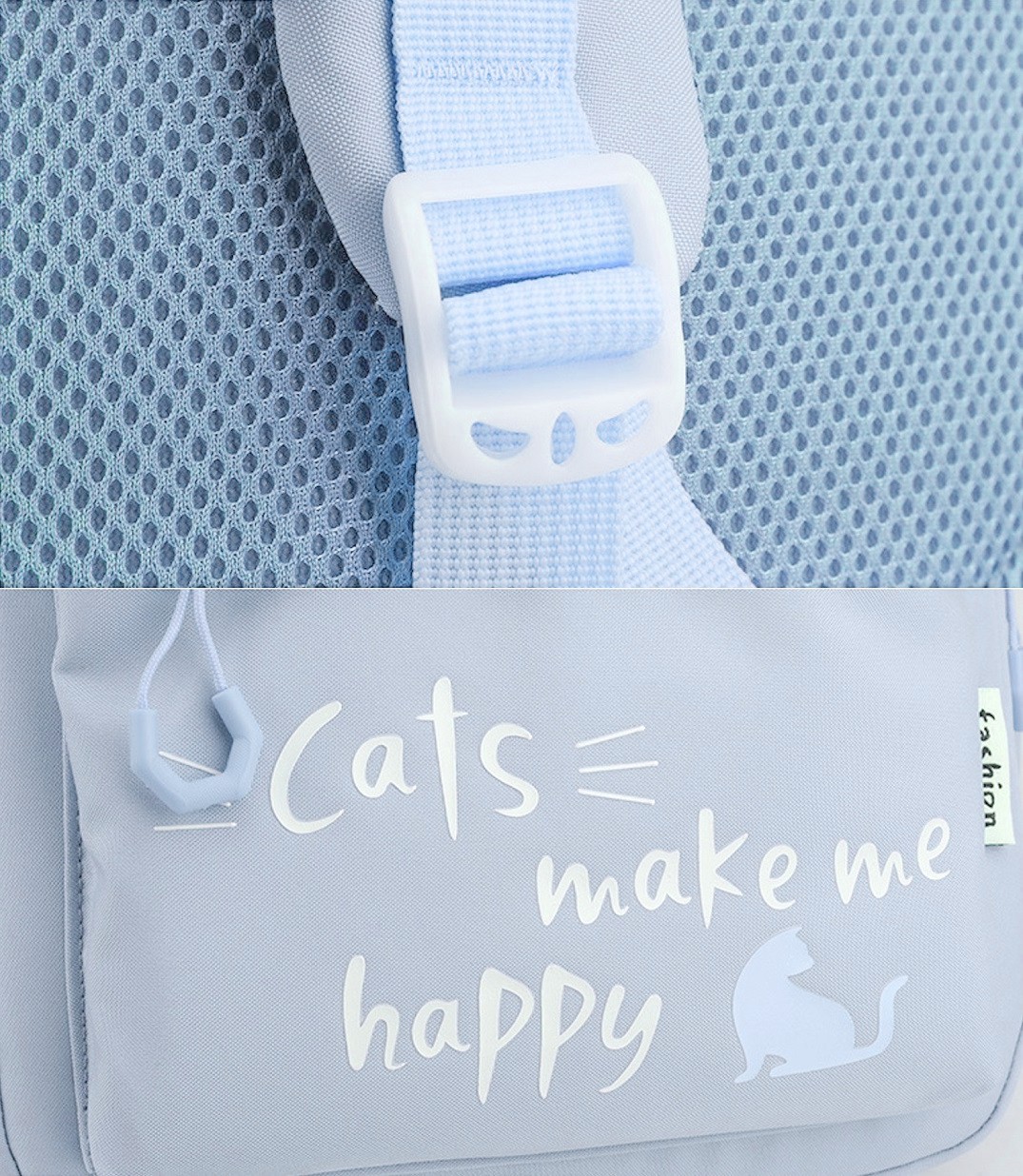 PLECAK SZKOLNY MŁODZIEŻOWY MIEJSKI POJEMNY CATS D I 6.2b NIEBIESKI - obrazek 10