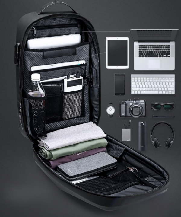 TORBA PLECAK NA LAPTOPA BIZNESOWY USB TSA FENRUIEN D I 18.2a - obrazek 8