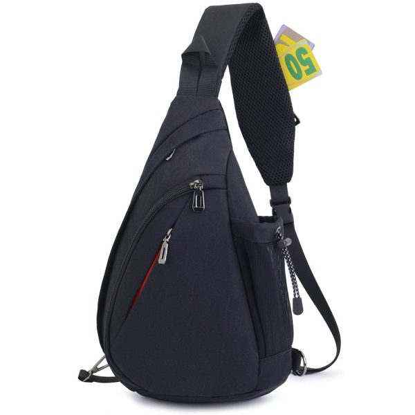 NERKA PLECAK TORBA NA RAMIĘ CROSSBODY MIEJSKI       CZARNY D I 3.2b - obrazek 7