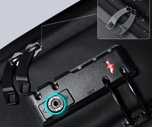 TORBA PLECAK NA LAPTOPA BIZNESOWY USB TSA FENRUIEN D I 18.2a - obrazek 13