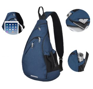 NERKA PLECAK TORBA NA JEDNO RAMIĘ SASZETKA CROSSBODY MIEJSKI MĘSKI NIEBIESKI D I 7.2 a
