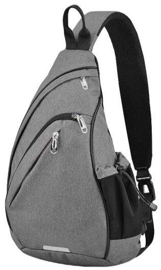 NERKA PLECAK TORBA NA JEDNO RAMIĘ CROSSBODY MIEJSKI MĘSKI SZARY D I 7.3 a