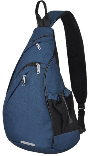 NERKA PLECAK TORBA NA JEDNO RAMIĘ SASZETKA CROSSBODY MIEJSKI MĘSKI NIEBIESKI D I 7.2 a