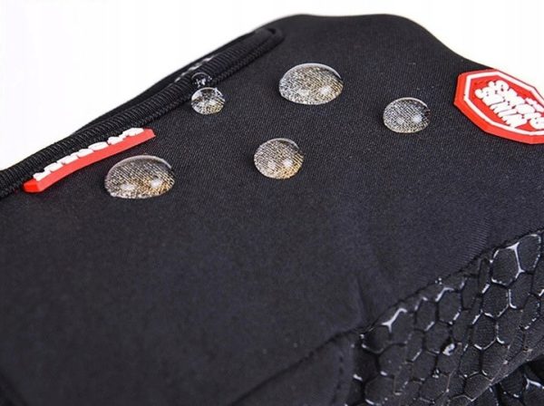 DOTYKOWE RĘKAWICZKI SPORTOWE WODOODPORNE ROWEROWE XL SZARE D I 18.1b - obrazek 7