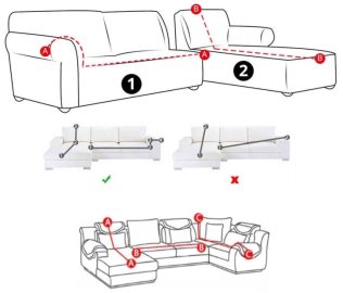 POKROWIEC NA FOTEL KANAPĘ SOFĘ  ELASTYCZNY ŻAKARD JODEŁKA PREMIUM 90-140 CM  1 OS KREMOWY