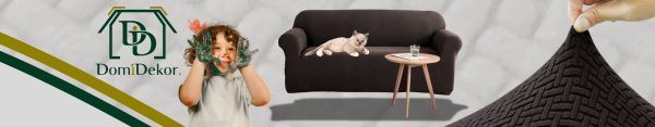 POKROWIEC NA KANAPĘ SOFĘ NAROŻNIK ELASTYCZNY ŻAKARD JODEŁKA PREMIUM 235-300 CM 4OS KAWA PALONA - obrazek 13