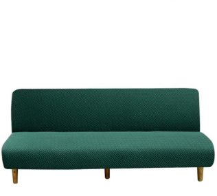 POKROWIEC NA WERSALKĘ SOFĘ ELASTYCZNY ŻAKARD JODEŁKA PREMIUM 190-210 CM ZIELONY