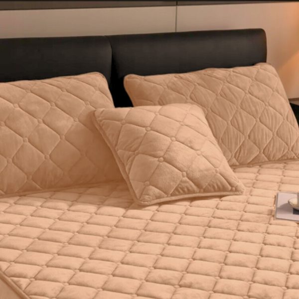 POKROWIEC NA MATERAC OCHRANIACZ WODOODPORNY 120x200x30 + 2x POSZEWKA 48x74 - obrazek 7
