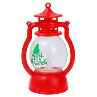 LATARENKA LED MERRY CHRISTMAS CZERWONA OZDOBA ŚWIĄTECZNA DEKORACJA LAMPION
