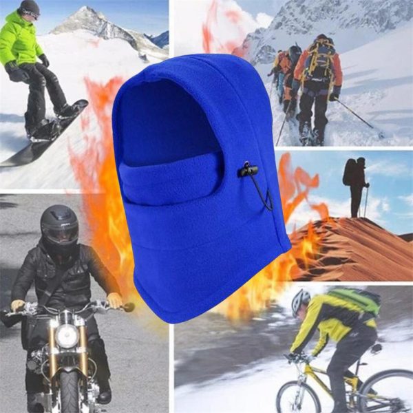 KOMINIARKA KOMIN KAPTUR TERMICZNY POLAROWY SPORTOWY CIEPŁY NARTY NIEBIESKI - obrazek 7