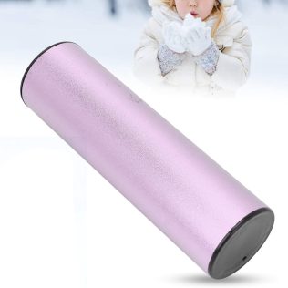 ELEKTRYCZNY OGRZEWACZ DO RĄK POWER BANK 2W1 USB PODGRZEWACZ DŁONI FIOLETOWY
