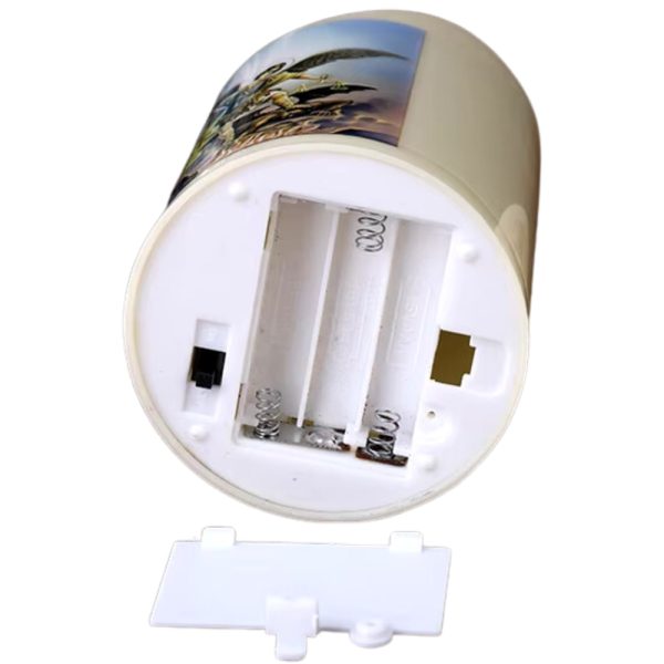 ZNICZ ELEKTRYCZNY ŚWIECZKA WKŁAD DO ZNICZA NA BATERIE ŚWIECA 12 CM LED - obrazek 4