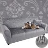 POKROWIEC NA KANAPĘ SOFĘ NAROŻNIK WELUR TŁOCZONY ORNAMENT PREMIUM 190-230CM