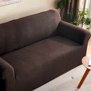 POKROWIEC NA FOTEL KANAPĘ SOFĘ ELASTYCZNY ŻAKARD JODEŁKA PREMIUM 190-230 CM CZEKOLADOWY BRĄZ