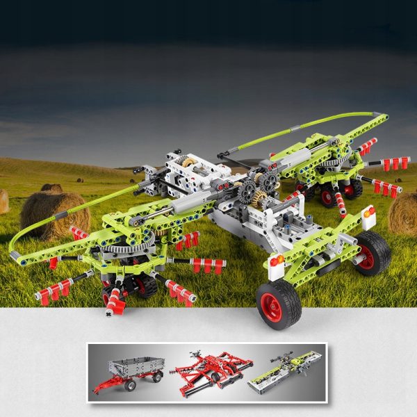 KLOCKI PRZYCZEPA KOSIARKA BRONA AKCESORIA TRAKTOR - obrazek 14