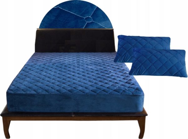 POKROWIEC NA MATERAC OCHRANIACZ WODOODPORNY 140x200x30 + 2x POSZEWKA 48x74