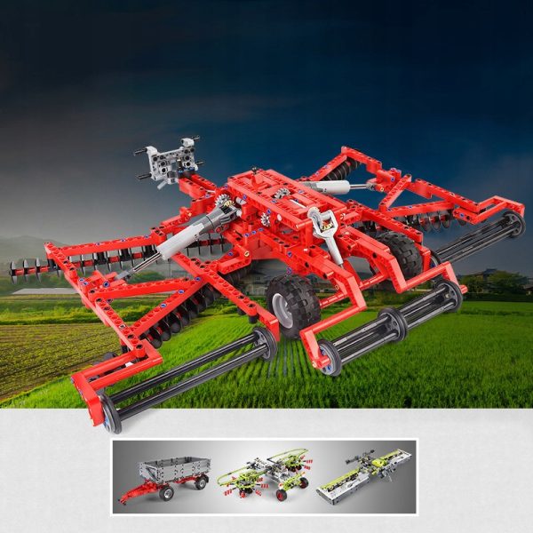KLOCKI PRZYCZEPA KOSIARKA BRONA AKCESORIA TRAKTOR - obrazek 8