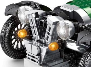KLOCKI SAMOCHÓD TRÓJKOŁOWY 3 WHEELER MORGAN 487 EL