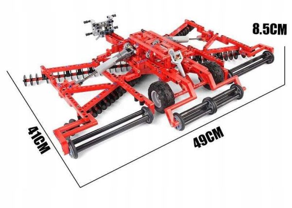 KLOCKI PRZYCZEPA KOSIARKA BRONA AKCESORIA TRAKTOR - obrazek 4