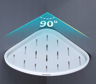 PÓŁKA ŁAZIENKOWA NAROŻNA POD PRYSZNIC ECOCO