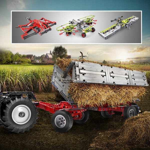 KLOCKI PRZYCZEPA KOSIARKA BRONA AKCESORIA TRAKTOR - obrazek 10