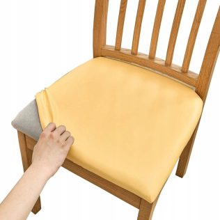 POKROWCE NA SIEDZISKO KRZESŁO TABORET FOTEL 4 SZT