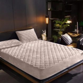POKROWIEC NA MATERAC OCHRANIACZ WODOODPORNY 120x200x30 + 2x POSZEWKA 48×74