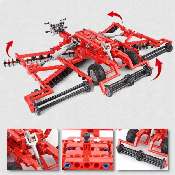 KLOCKI PRZYCZEPA KOSIARKA BRONA AKCESORIA TRAKTOR - obrazek 9