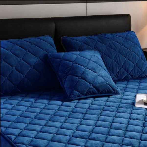 POKROWIEC NA MATERAC OCHRANIACZ WODOODPORNY 140x200x30 + 2x POSZEWKA 48x74 - obrazek 8