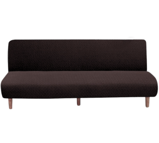 POKROWIEC NA WERSALKĘ SOFĘ ELASTYCZNY ŻAKARD JODEŁKA PREMIUM 190-210 CM CZEKOLADOWY BRĄZ