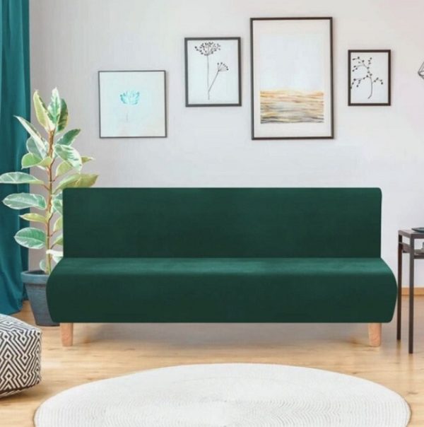 POKROWIEC NA WERSALKĘ SOFĘ WELUR PREMIUM PLUSZ ELASTYCZNY 190-210 CM - obrazek 3