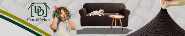 POKROWIEC NA FOTEL KANAPĘ SOFĘ ELASTYCZNY ŻAKARD JODEŁKA PREMIUM 145-185 CM CZEKOLADOWY BRĄZ - obrazek 10